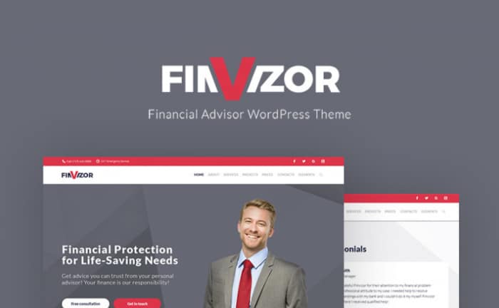 FinVisor Business Consultant WordPress