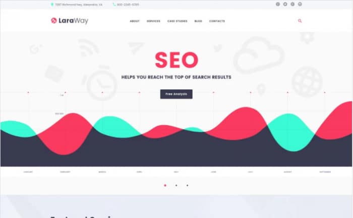 Laraway - SEO & Digital Marketing Agency WordPress Theme
