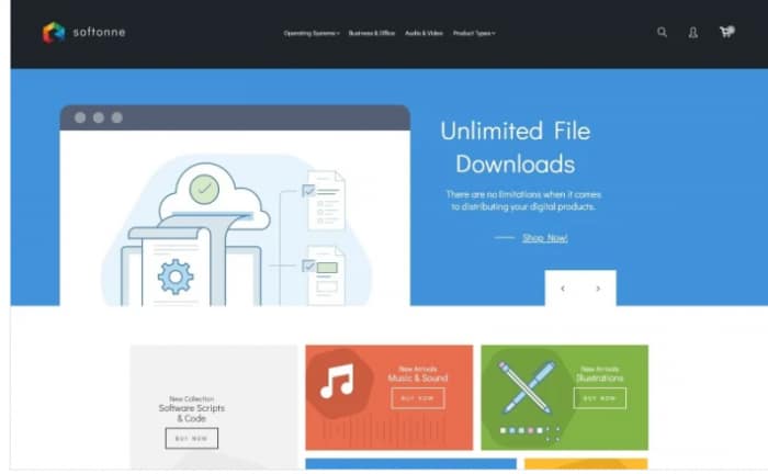 Softonne - Digital Products Magento Theme