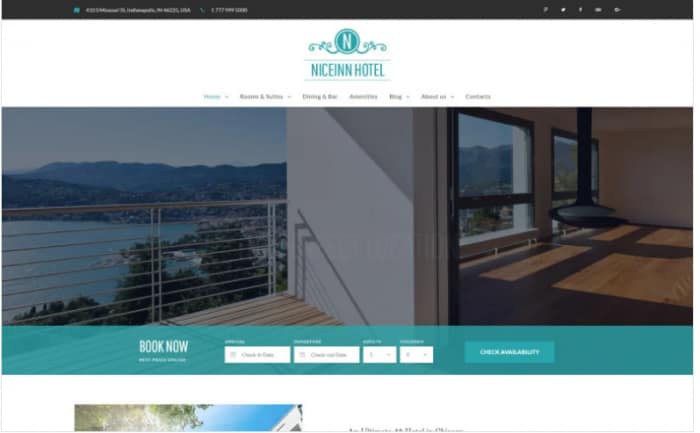 NiceInn - Small Hotel Responsive