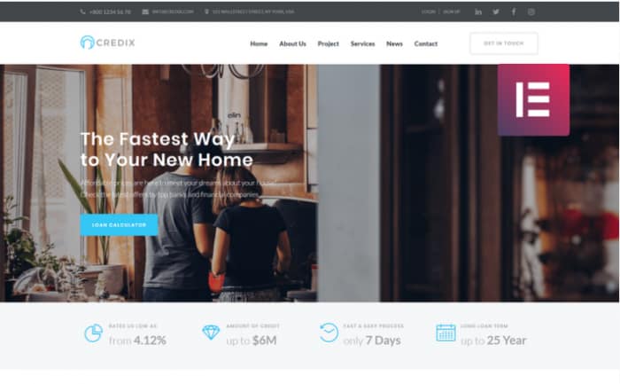 Credix - Finance Multipurpose Minimal