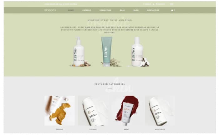Ecocos - Cosmetics Store eCommerce Modern Shopify Theme