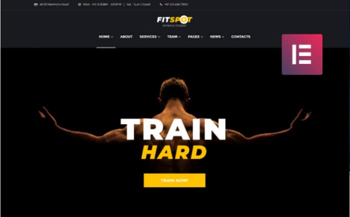 FitSpot - Fitness Studio Elementor