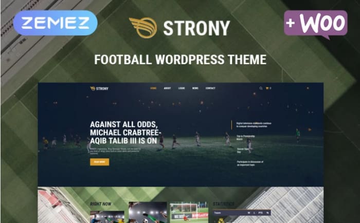 Strony - Sport Classic Elementor