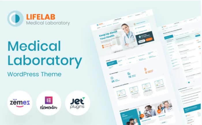 LifeLab - Medical Laboratory WordPress
