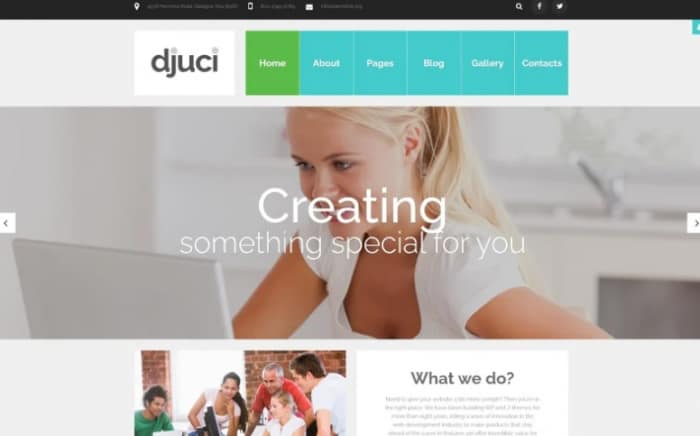 Djuci - Web Design Agency Joomla Template