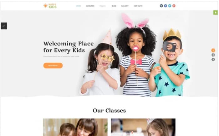 Happy Kids - Kids Center Joomla Template