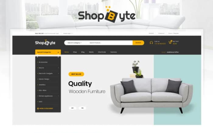 ShopByte - Mega Store WooCommerce