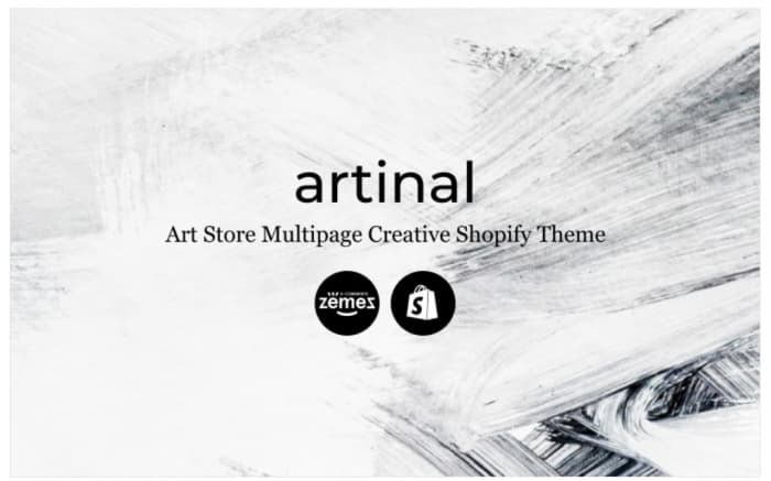 Artinal - Art Store Multipage Creative Shopify Theme