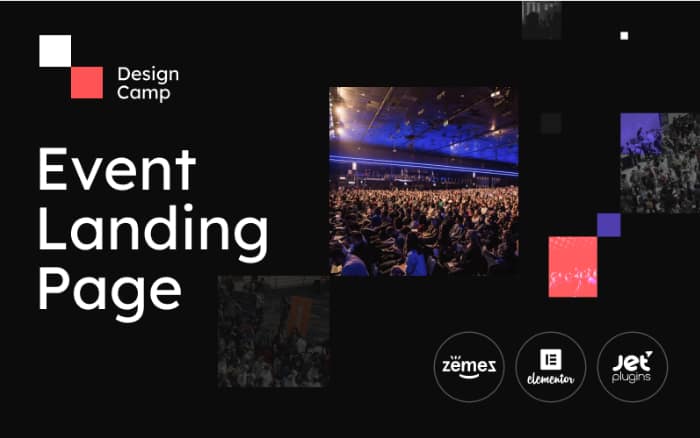 DesignCamp - Modern Event Landing
