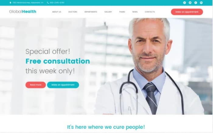 GlobalHealth - Doctor & Medical