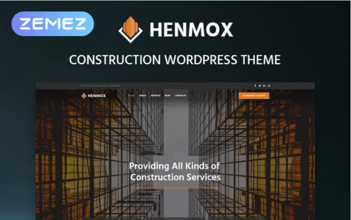 Henmox - Construction Multipurpose Modern