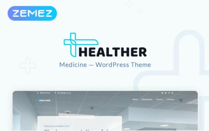 Healther - Medical Services Elementor