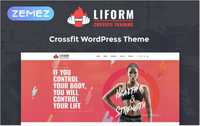 Liform - Crossfit Sport Elementor