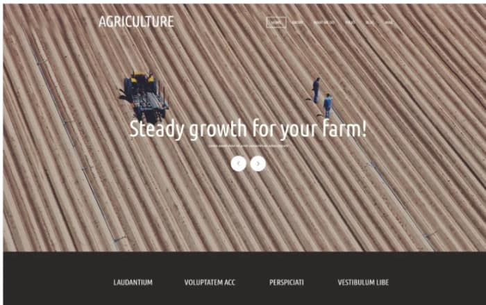 Agricultural Organization Joomla Template