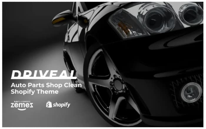 Driveal - Auto Parts Shop Clean Shopify Theme