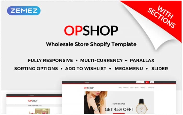 OpShop - Wholesale Store Shopify Theme