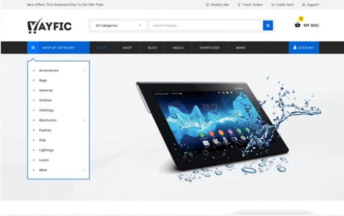 Ayfic - Multipurpose Mega Shop