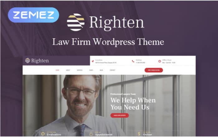 Righten - Advisory Elementor WordPress