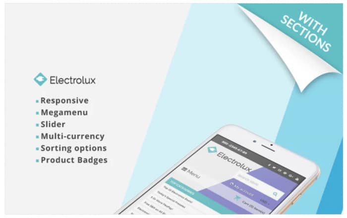 Electrolux - Electronics Store Responsive Shopify Theme