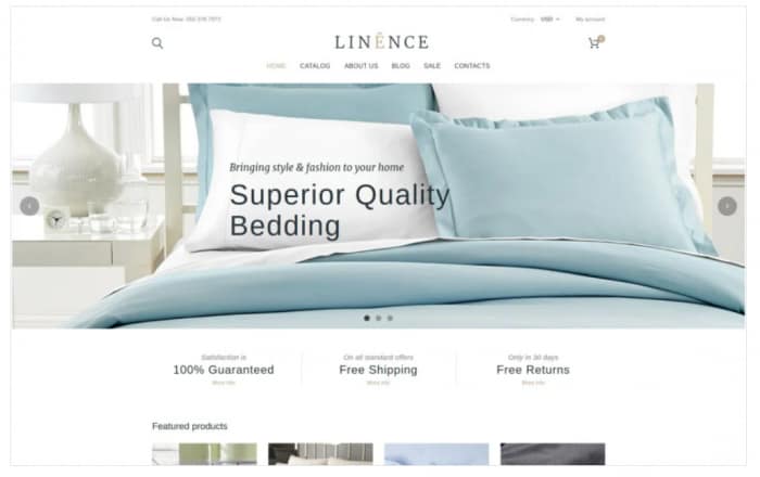 Linen & Lace Responsive Shopify Theme