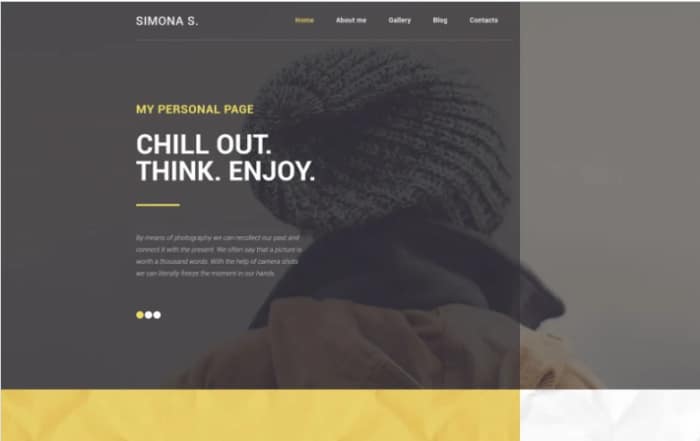 Simona S WordPress Theme