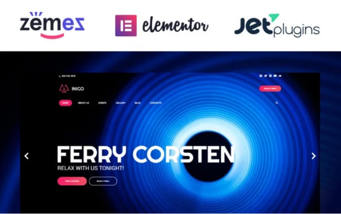 Inigo - Night Club Responsive