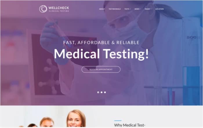 MediCheck - Medical Laboratory Responsive