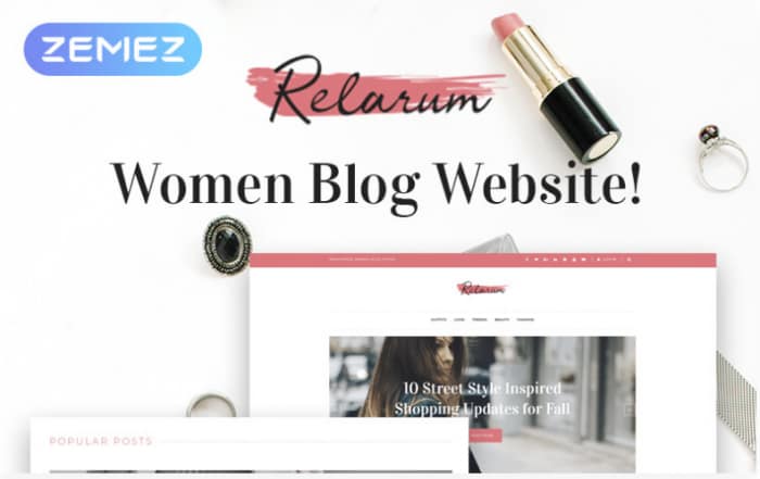 Relarum - Women Blog Multipurpose