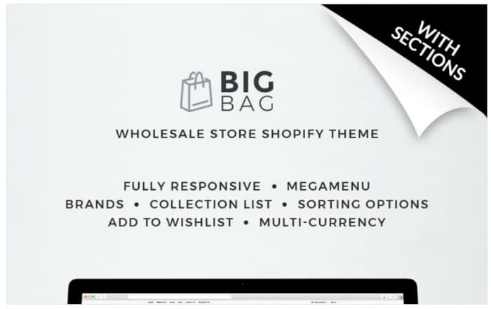Big Bag - Wholesale Store Shopify Theme