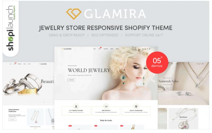 Glamira - Jewelry Store Responsive Shopify Theme