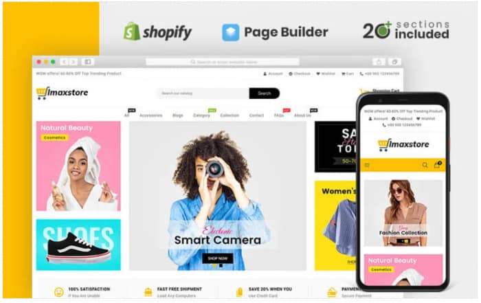 Imax Multipurpose Store Shopify Theme