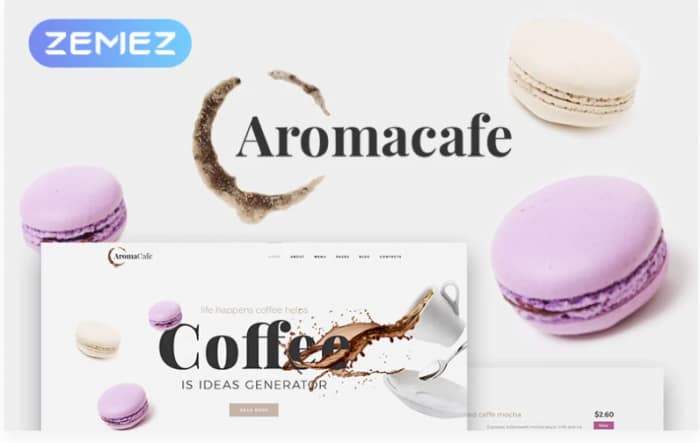 Aromacafe - Coffee Shop Elementor