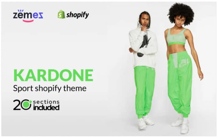 Kardone - Sports Equipment Online Store Template Shopify Theme