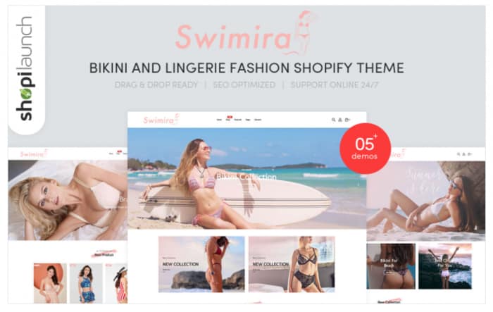 Swimira - Bikini & Lingerie Fashion Shopify Theme