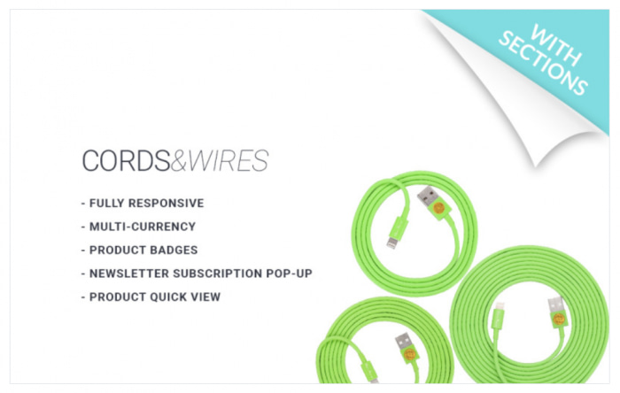 Cords & Wires Shopify Theme