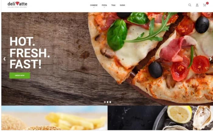 Deliatte - Food Delivery & Takeaway Magento