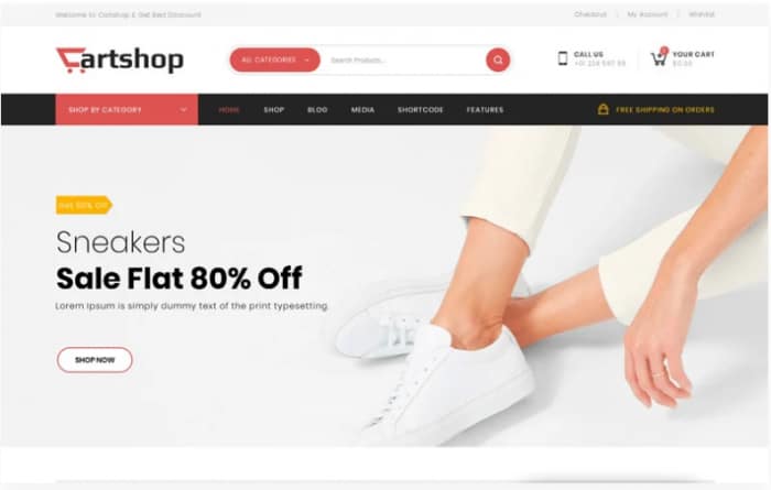 CartShop - Multipurpose Store WooCommerce