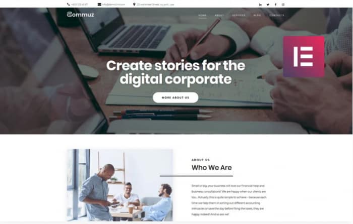 Commuz - Business Multipurpose Modern