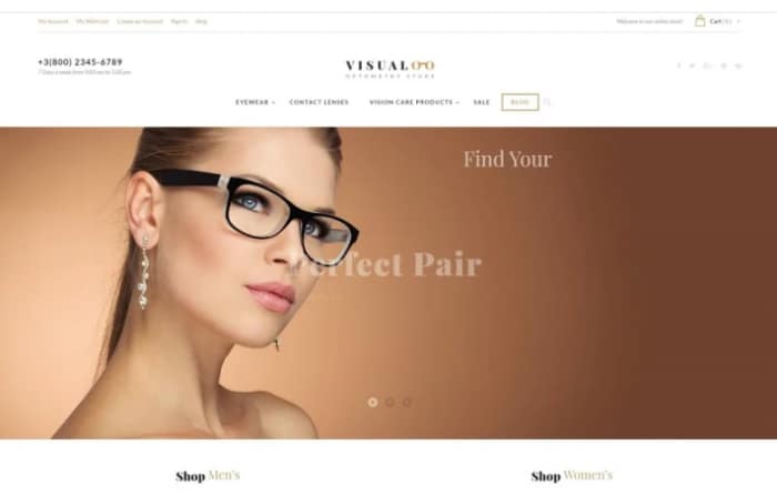 Visualoo - Optics & Optometry Magento Theme