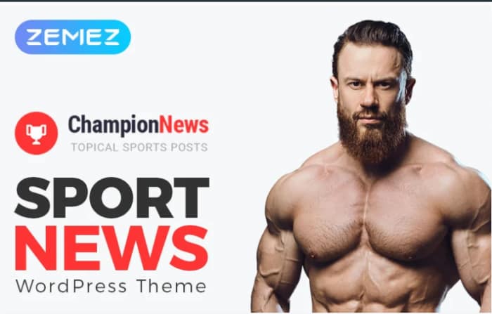 ChampionNews - Sports News Elementor