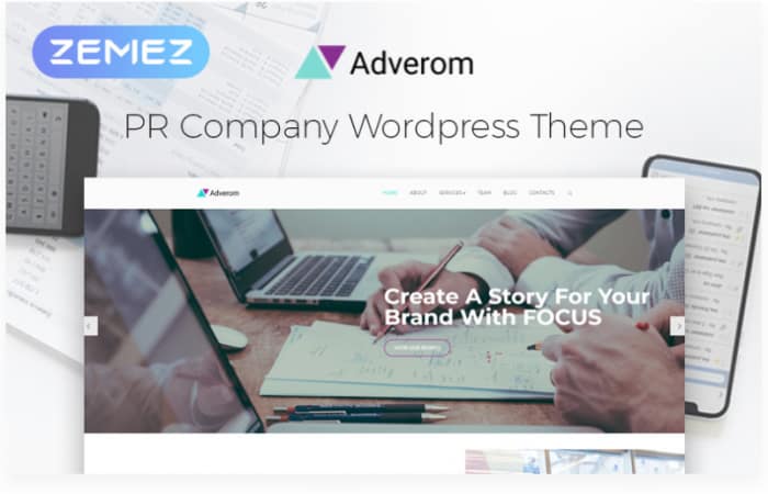 Adverom - PR Company Multipurpose