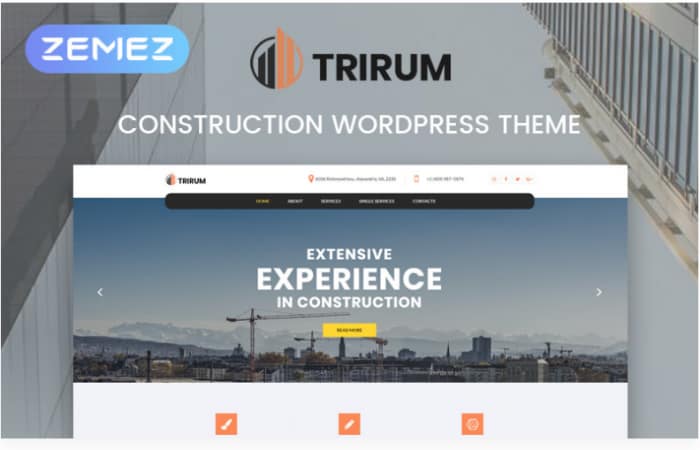 Trirum - Construction Multipurpose Modern