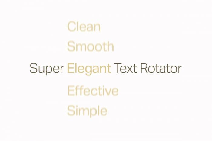 Simple Text Rotator WordPress Plugin