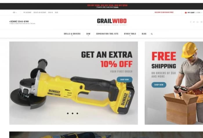 GrailWibo - Electrical Tools Store Magento