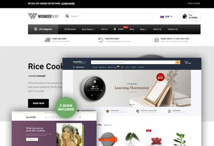 WoonderShop - WooCommerce Theme for