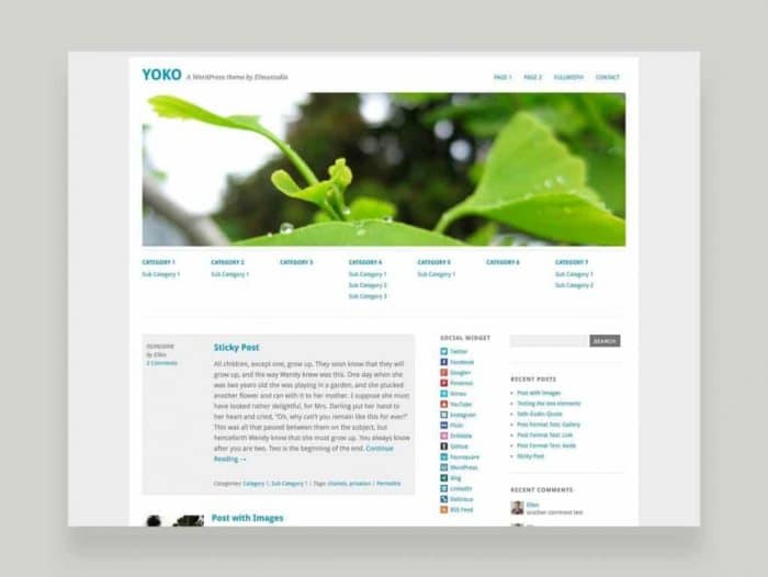 Elmastudio Yoko WordPress Theme