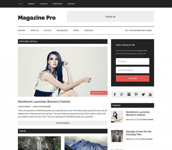 StudioPress Magazine Pro Genesis