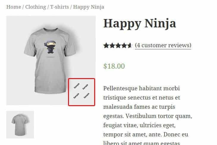 WooCommerce Product Image Watermark