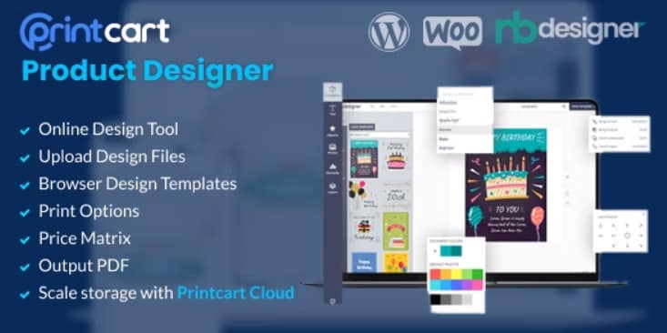 Printcart Product Designer | WooCommerce WordPress